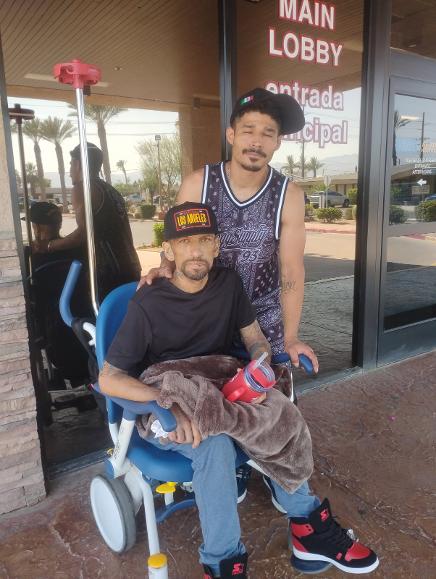 Hector Camacho, Jr. with Fernanado Talavera-Camacho.